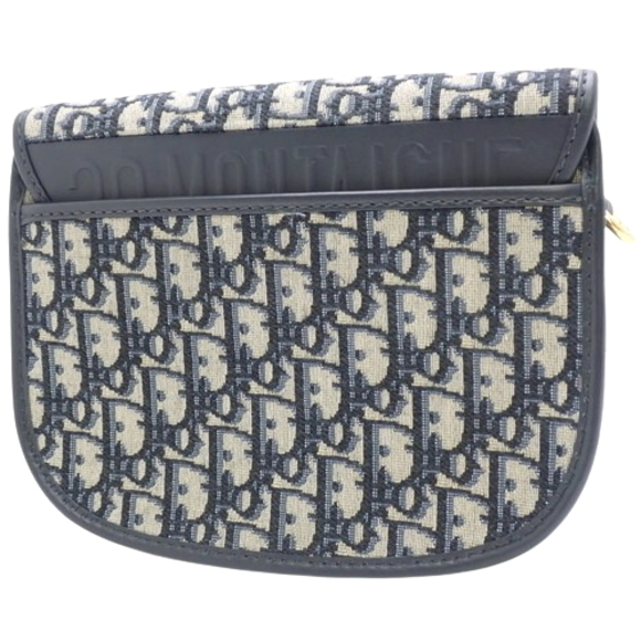 Dior Canvas Beige Jacquard Bag Oblique Medium  Shoulder Christian - Picture 1 of 7
